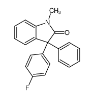 3-(4-Fluorphenyl)-1,3-dihydro-1-methyl-3-phenyl-2H-indol-2-on CAS:97004-66-5 manufacturer & supplier