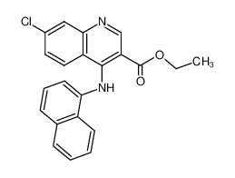 7-Chlor-4-(naphthyl-(1)-amino)-chinolin-carbonsaeure-(3)-ethylester CAS:97015-10-6 manufacturer & supplier