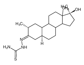 2α,17α-Dimethyl-5α-estran-17β-ol-3-thiosemicarbazon CAS:97016-30-3 manufacturer & supplier