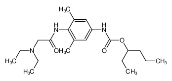 4-Diethylamino-acetamido-3,5-dimethyl-phenyl-carbaminsaeure-(1-ethyl)-butylester CAS:97016-35-8 manufacturer & supplier