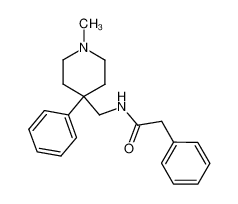 N-(1-methyl-4-phenyl-piperidin-4-ylmethyl)-2-phenyl-acetamide CAS:97017-86-2 manufacturer & supplier