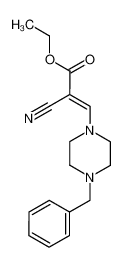 3-(4-benzyl-piperazin-1-yl)-2-cyano-acrylic acid ethyl ester CAS:97018-89-8 manufacturer & supplier