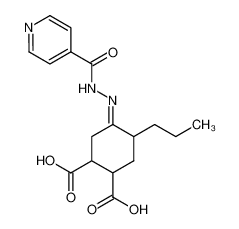 4-Propyl-5-[(pyridine-4-carbonyl)-hydrazono]-cyclohexane-1,2-dicarboxylic acid CAS:97019-19-7 manufacturer & supplier