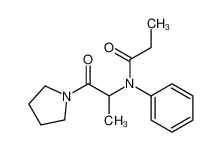 N-(1-oxo-1-pyrrolidin-1-ylpropan-2-yl)-N-phenylpropanamide CAS:97020-73-0 manufacturer & supplier