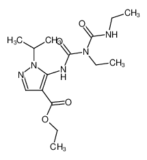 5-(2,4-diethyl-allophanoylamino)-1-isopropyl-1H-pyrazole-4-carboxylic acid ethyl ester CAS:97022-98-5 manufacturer & supplier