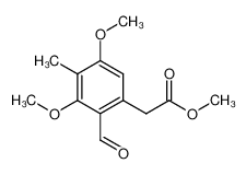 methyl (2-formyl-3,5-dimethoxy-4-methylphenyl)acetate CAS:97025-17-7 manufacturer & supplier