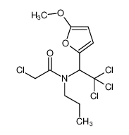 2-chloro-N-propyl-N-(2,2,2-trichloro-1-(5-methoxyfuran-2-yl)ethyl)acetamide CAS:97033-80-2 manufacturer & supplier