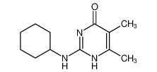 4(1H)-Pyrimidinone, 2-(cyclohexylamino)-5,6-dimethyl- CAS:97041-34-4 manufacturer & supplier