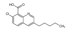 8-Quinolinecarboxylic acid, 7-chloro-3-pentyl- CAS:97041-44-6 manufacturer & supplier