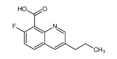 8-Quinolinecarboxylic acid, 7-fluoro-3-propyl- CAS:97041-57-1 manufacturer & supplier