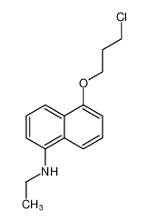 1-Naphthalenamine, 5-(3-chloropropoxy)-N-ethyl- CAS:97050-11-8 manufacturer & supplier