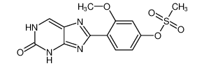 3-methoxy-4-(2-oxo-2,3-dihydro-1H-purin-8-yl)phenyl methanesulfonate CAS:97050-41-4 manufacturer & supplier