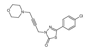 5-(4-Chloro-phenyl)-3-(4-morpholin-4-yl-but-2-ynyl)-3H-[1,3,4]thiadiazol-2-one CAS:97050-91-4 manufacturer & supplier