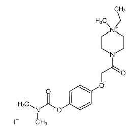 4-[2-(4-Dimethylcarbamoyloxy-phenoxy)-acetyl]-1-ethyl-1-methyl-piperazin-1-ium; iodide CAS:97050-97-0 manufacturer & supplier