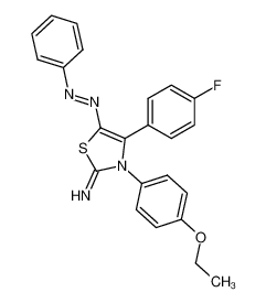 3-(4-Ethoxy-phenyl)-4-(4-fluoro-phenyl)-5-phenylazo-3H-thiazol-2-ylideneamine CAS:97052-83-0 manufacturer & supplier