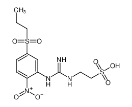 2-(3-(2-nitro-5-(propylsulfonyl)phenyl)guanidino)ethane-1-sulfonic acid CAS:97056-32-1 manufacturer & supplier