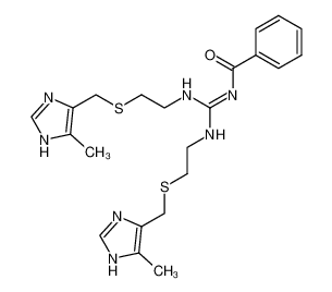 N-Benzoyl-N',N'-bis-[2-(5-methyl-1H-imidazol-4-ylmethylsulfanyl)-ethyl]-guanidine CAS:97059-56-8 manufacturer & supplier