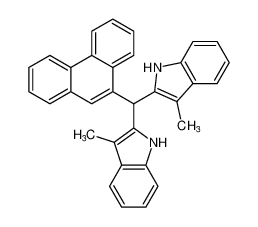 1H-Indole, 2,2'-(9-phenanthrenylmethylene)bis[3-methyl- CAS:97065-87-7 manufacturer & supplier