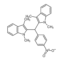 2,2'-((4-nitrophenyl)methylene)bis(1,3-dimethyl-1H-indole) CAS:97065-89-9 manufacturer & supplier