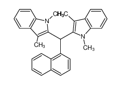 1H-Indole, 2,2'-(1-naphthalenylmethylene)bis[1,3-dimethyl- CAS:97065-90-2 manufacturer & supplier