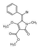 5-(α-Brombenzyliden)-4-methoxy-1-methyl-2-oxo-3-pyrrolin-3-carbonsaeuremethylester CAS:97066-55-2 manufacturer & supplier