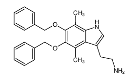 2-(5,6-Bis-benzyloxy-4,7-dimethyl-1H-indol-3-yl)-ethylamine CAS:97073-62-6 manufacturer & supplier