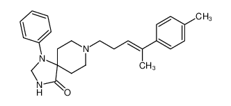 1-phenyl-8-(4-p-tolyl-pent-3-enyl)-1,3,8-triaza-spiro[4.5]decan-4-one CAS:97074-24-3 manufacturer & supplier