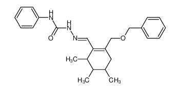 2-Benzyloxymethyl-4,5,6-trimethyl-1-cyclohexenyl-methanal-phenylsemicarbazon CAS:97074-26-5 manufacturer & supplier