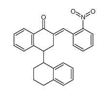 2-(2-Nitro-benzyliden)-4-(1,2,3,4-tetrahydro-naphthyl-(1))-tetralon-(1) CAS:97075-30-4 manufacturer & supplier