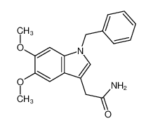 2-(1-benzyl-5,6-dimethoxy-indol-3-yl)-acetamide CAS:97077-79-7 manufacturer & supplier