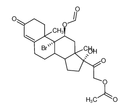 21-Acetoxy-9α-brom-11β-formyloxy-17α-hydroxy-pregn-4-en-3,20-dion CAS:97082-07-0 manufacturer & supplier