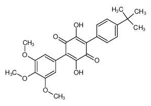 2.5-Dihydroxy-3-(3.4.5-trimethoxy-phenyl)-6-(4-tert-butyl-phenyl)-1.4-benzochinon CAS:97082-38-7 manufacturer & supplier