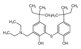 (3-(Diaethylamino-methyl)-2-hydroxy-5-tert-pentyl-phenyl)-(2-hydroxy-5-tert-pentyl-phenyl)-sulfid CAS:97082-98-9 manufacturer & supplier