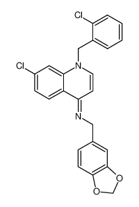 Benzo[1,3]dioxol-5-ylmethyl-[7-chloro-1-(2-chloro-benzyl)-1H-quinolin-(4E)-ylidene]-amine CAS:97085-26-2 manufacturer & supplier