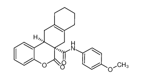 6a,7,8,9,10,11,12,12a-Octahydro-N-(4-methoxyphenyl)-6-oxo-6H-5-oxabenz(a)anthracen-6a-carboxamid CAS:97095-08-4 manufacturer & supplier