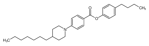 Benzoic acid, 4-(4-heptyl-1-piperidinyl)-, 4-butylphenyl ester CAS:97097-21-7 manufacturer & supplier