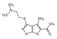 5-acetil-4-ammino-3-(2-dimetilamminoetiltio)tieno(3,2-d)isotiazolo CAS:97106-67-7 manufacturer & supplier