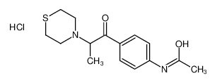 N-[4-(2-thiomorpholin-4-ylpropanoyl)phenyl]acetamide,hydrochloride CAS:97111-13-2 manufacturer & supplier