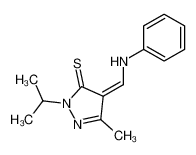 2-Isopropyl-5-methyl-4-[1-phenylamino-meth-(Z)-ylidene]-2,4-dihydro-pyrazole-3-thione CAS:97111-76-7 manufacturer & supplier