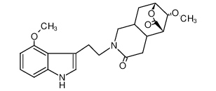 10syn-methoxy-2-[2-(4-methoxy-indol-3-yl)-ethyl]-(4ac,9ac)-hexahydro-5r,8c-methano-oxepino[4,5-c]pyridine-3,6-dione CAS:97115-06-5 manufacturer & supplier