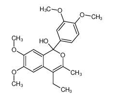 1-Hydroxy-6.7-dimethoxy-3-methyl-4-aethyl-1-(3.4-dimethoxy-phenyl)-1H-2-benzopyran CAS:97116-44-4 manufacturer & supplier