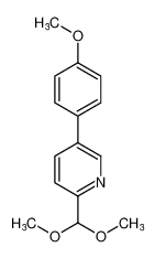 Pyridine, 2-(dimethoxymethyl)-5-(4-methoxyphenyl)- CAS:97121-24-9 manufacturer & supplier