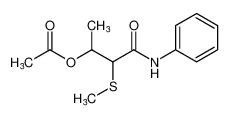 Butanamide, 3-(acetyloxy)-2-(methylthio)-N-phenyl- CAS:97125-70-7 manufacturer & supplier