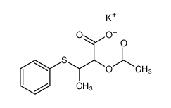 potassium 2-acetoxy-3-(phenylthio)butanoate CAS:97125-71-8 manufacturer & supplier