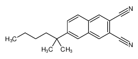 2,3-Naphthalenedicarbonitrile, 6-(1,1-dimethylpentyl)- CAS:97131-33-4 manufacturer & supplier