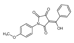 (Z)-4-(hydroxy(phenyl)methylene)-1-(4-methoxyphenyl)pyrrolidine-2,3,5-trione CAS:97133-10-3 manufacturer & supplier