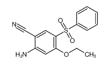 Benzonitrile, 2-amino-4-ethoxy-5-(phenylsulfonyl)- CAS:97138-03-9 manufacturer & supplier