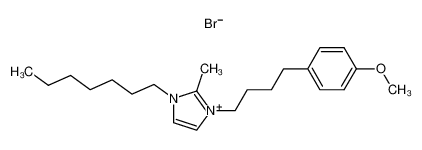 1-Heptyl-3-[4-(4-methoxyphenyl)butyl]-2-methylimidazolium bromide CAS:97142-72-8 manufacturer & supplier