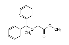 Acetic acid, [1-phenyl-1-(2-pyridinyl)ethoxy]-, methyl ester CAS:97143-69-6 manufacturer & supplier