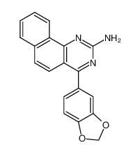 4-Benzo[1,3]dioxol-5-yl-benzo[h]quinazolin-2-ylamine CAS:97145-70-5 manufacturer & supplier